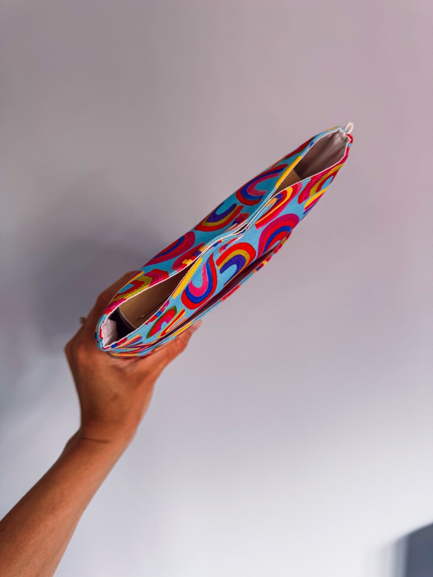 Blue Rainbows Book & Gadget Sleeve - Ana Woods