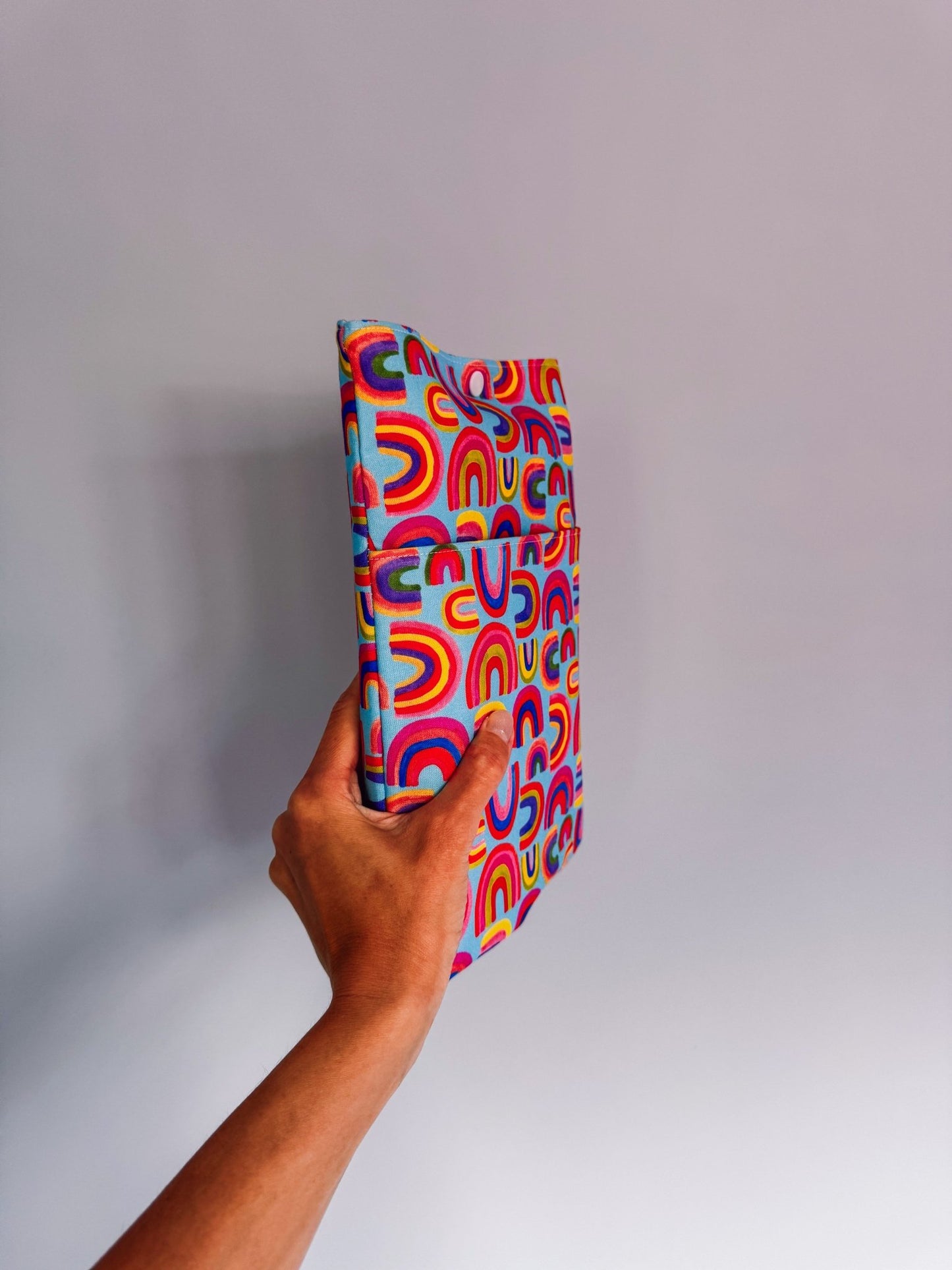 Blue Rainbows Book & Gadget Sleeve - Ana Woods