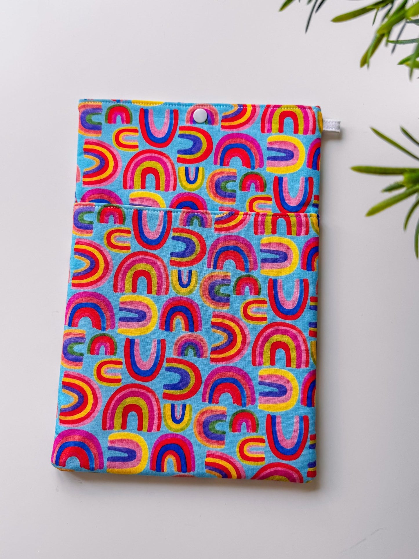 Blue Rainbows Book & Gadget Sleeve - Ana Woods