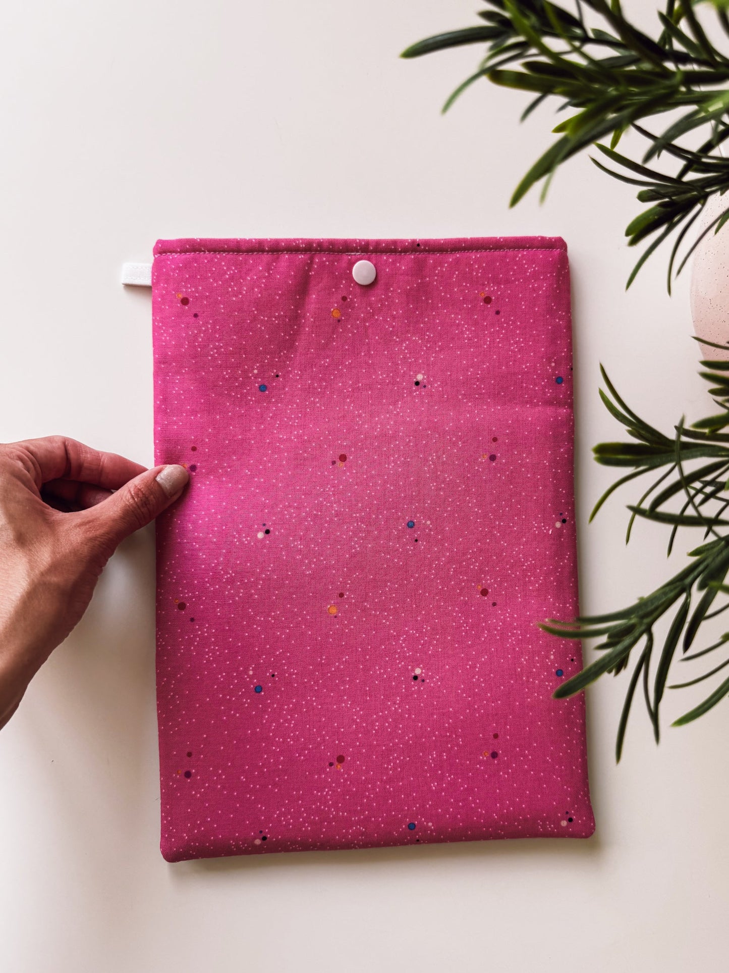 Bright Pink Book & Gadget Sleeve - Ana Woods