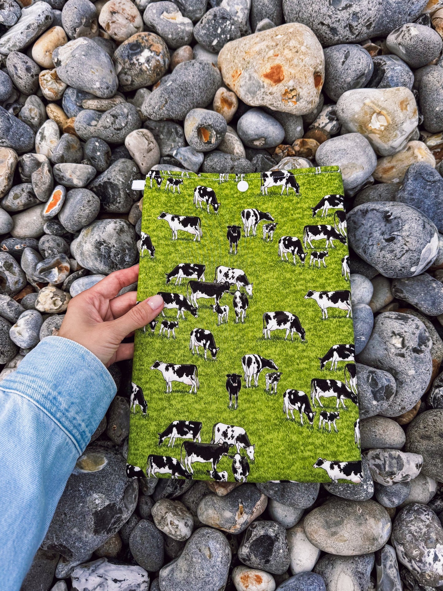 Cow Farm Book & Gadget Sleeve - Ana Woods