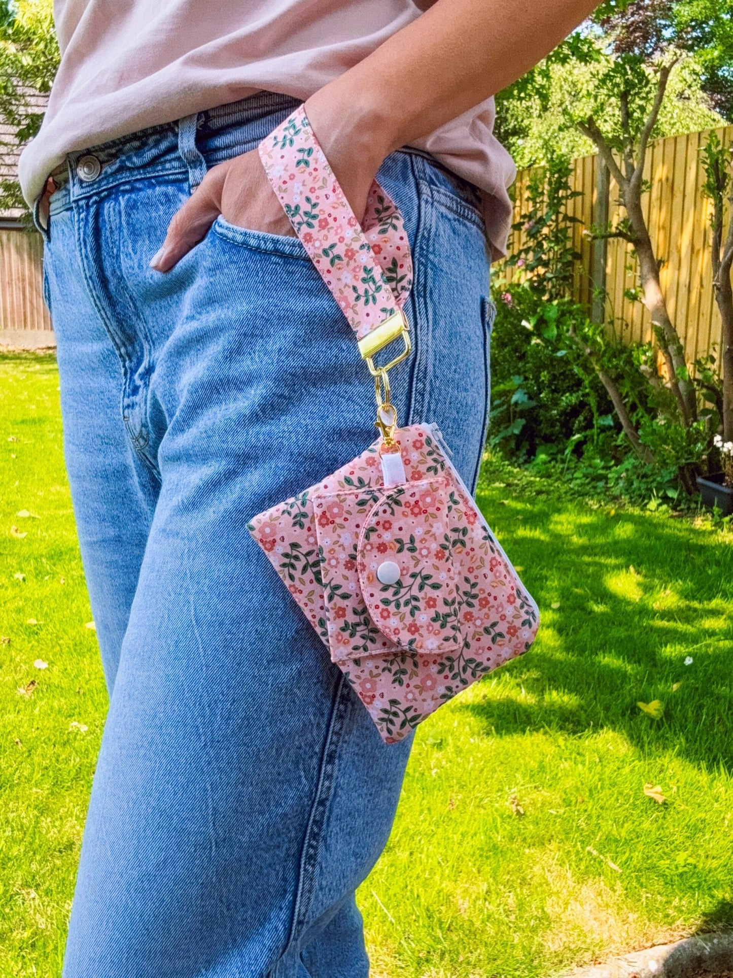 Ice Cream Confetti Keychain Wallet - Ana Woods