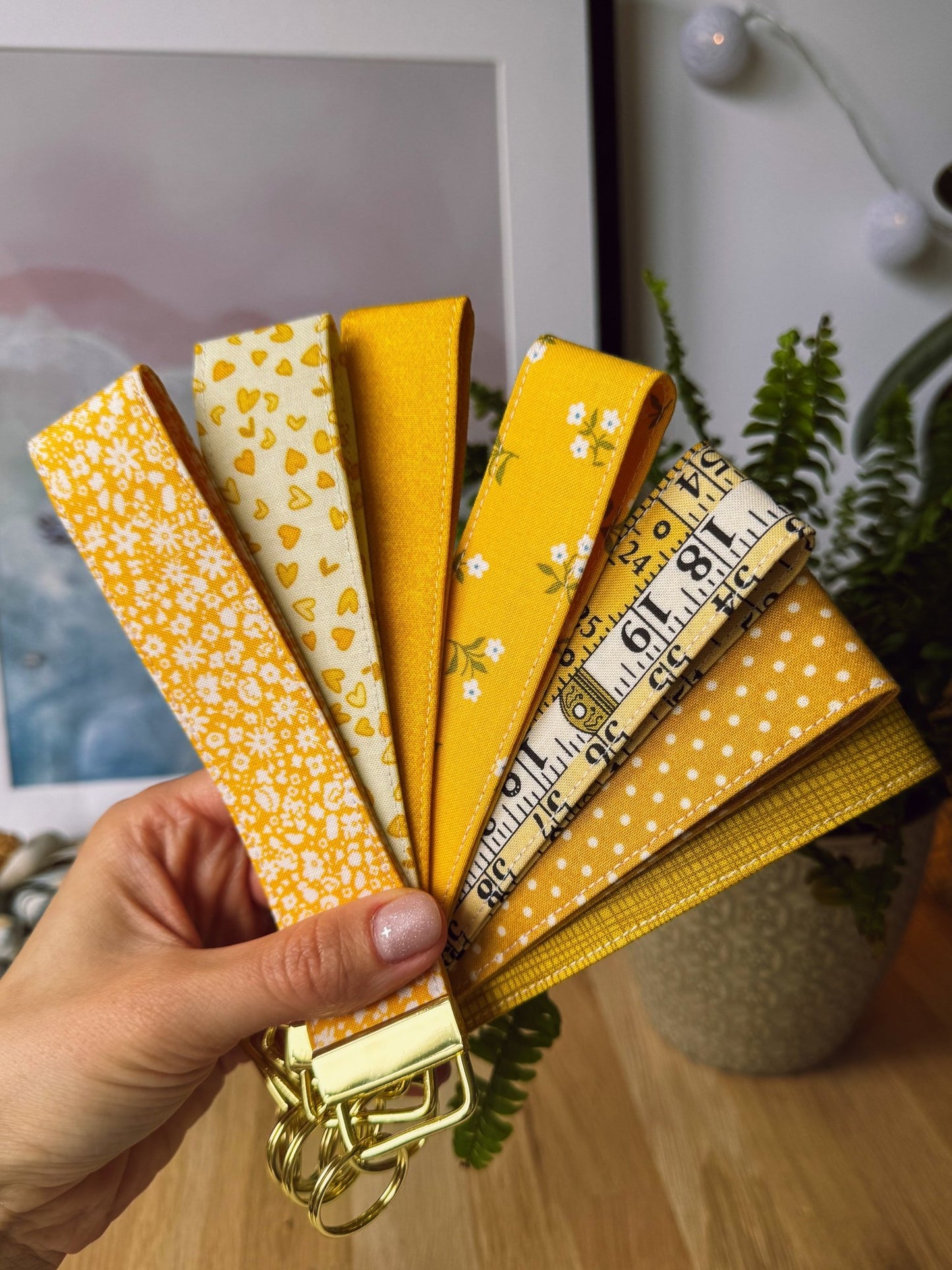 Measuring Tape Keychain Wristlet - Ana Woods