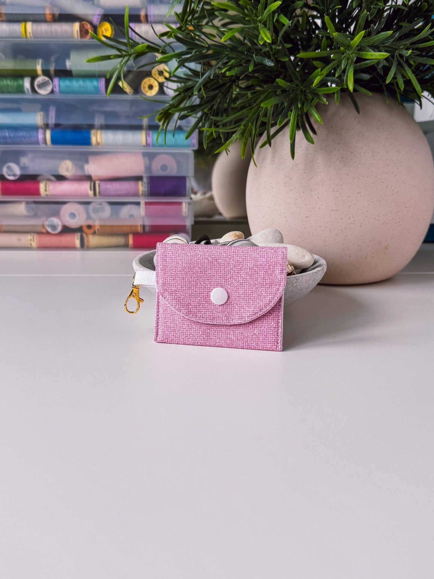 Mini Clip Case Soft Pink - Ana Woods
