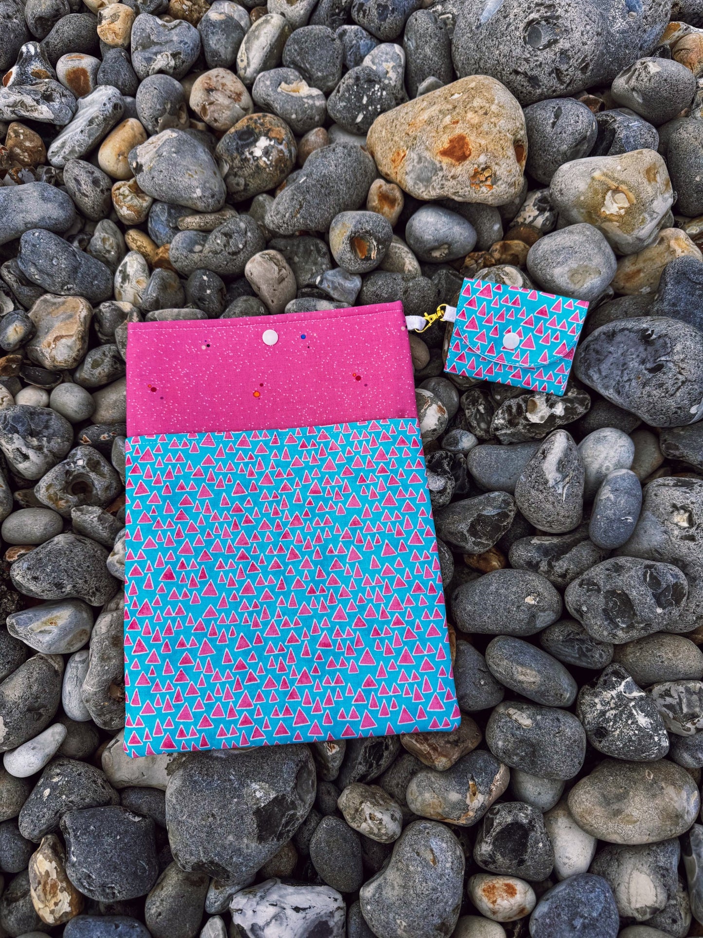Mini Clip Case Soft Teal - Ana Woods