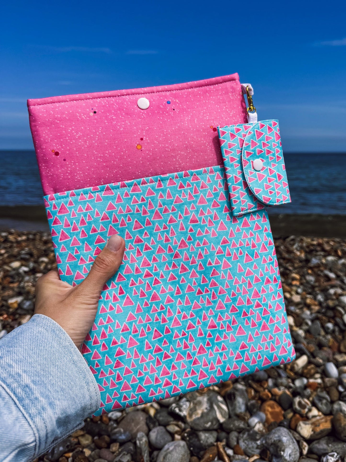 Mini Clip Case Soft Teal - Ana Woods