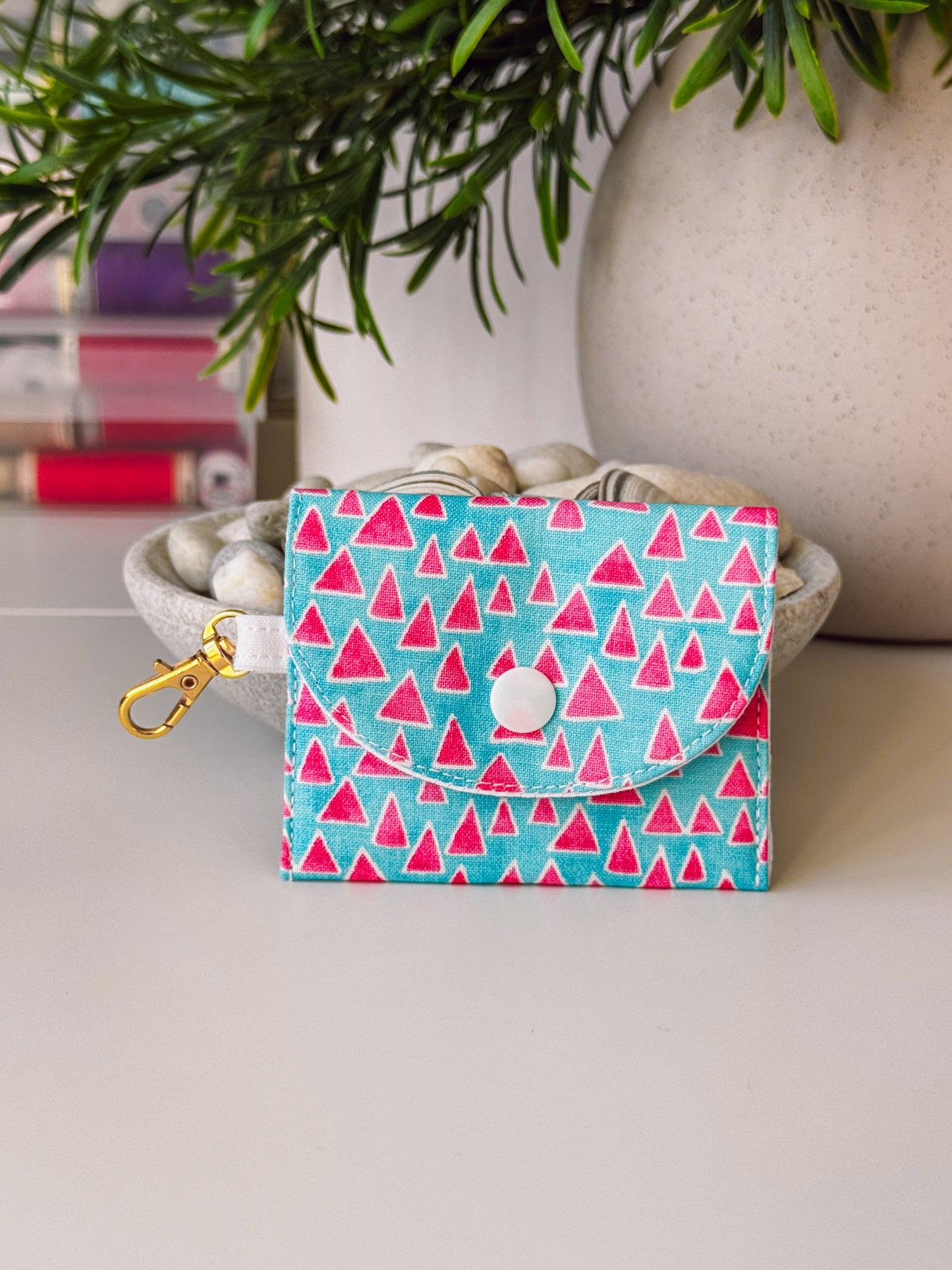Mini Clip Case Soft Teal - Ana Woods