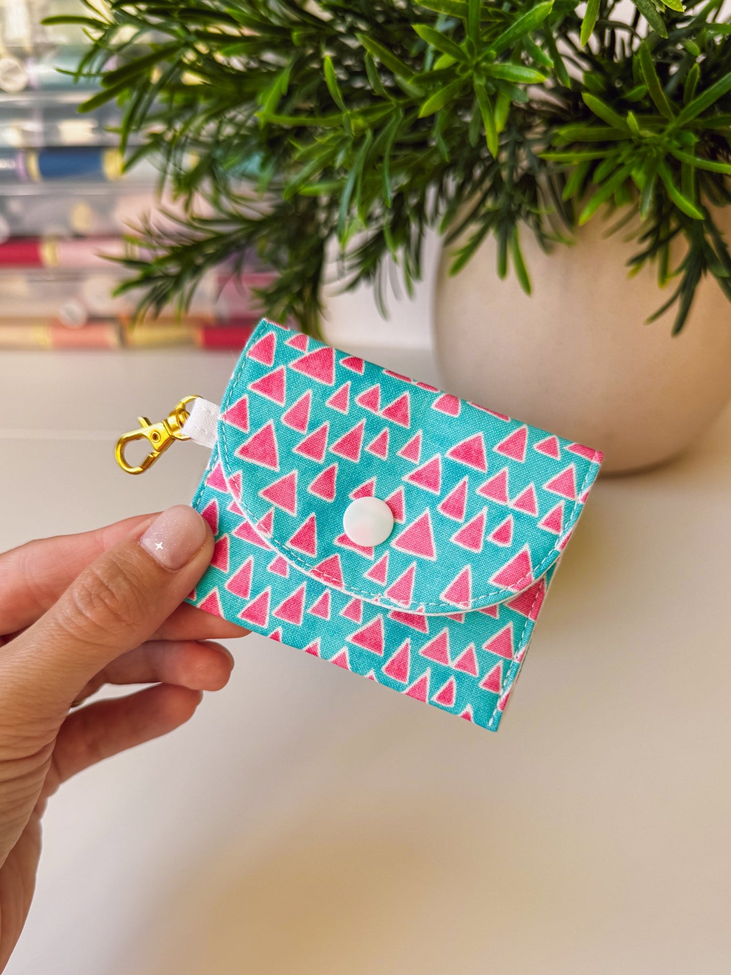 Mini Clip Case Soft Teal - Ana Woods