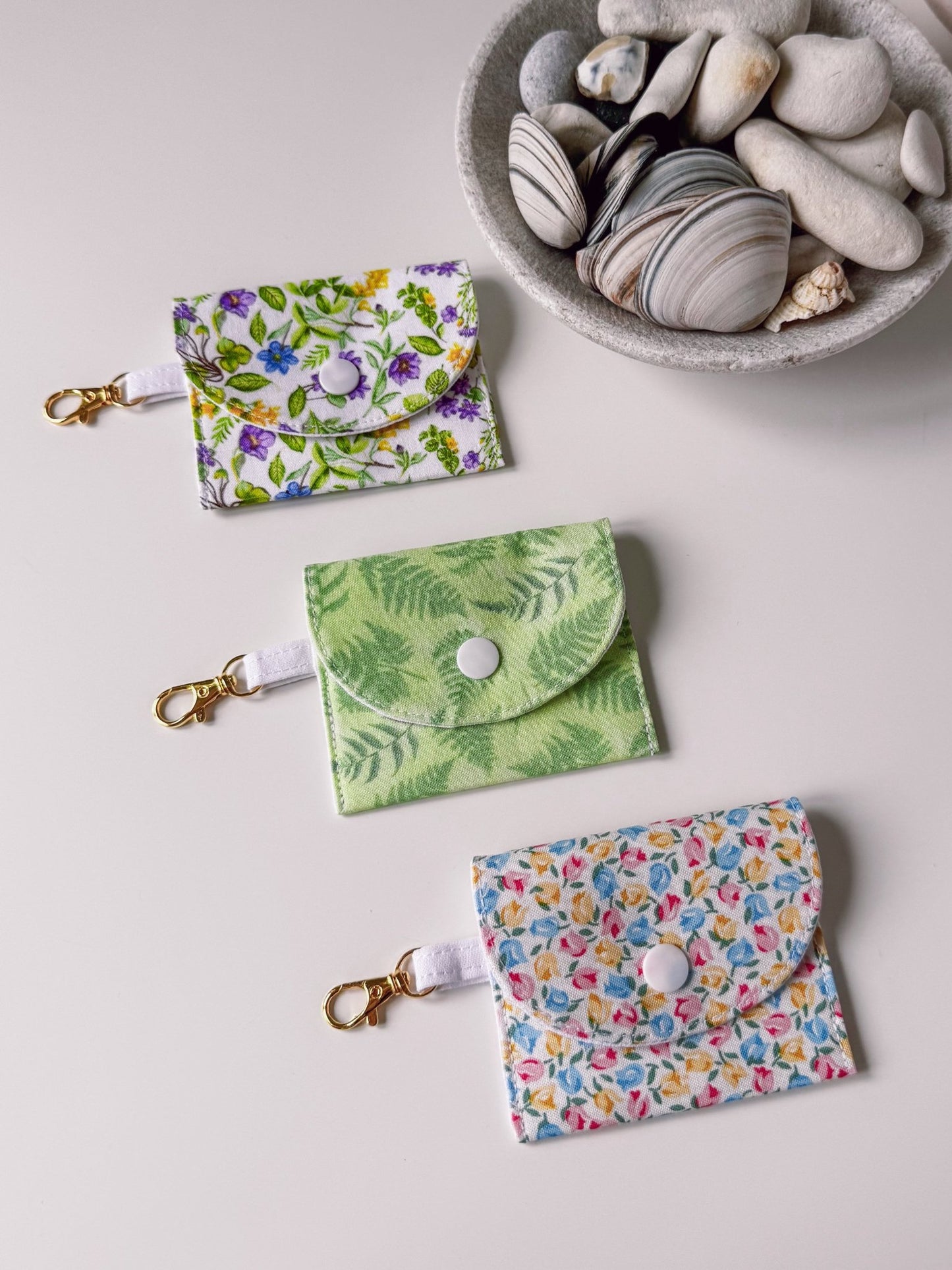 Mini Clip Case Tulip Garden (Liberty) - Ana Woods