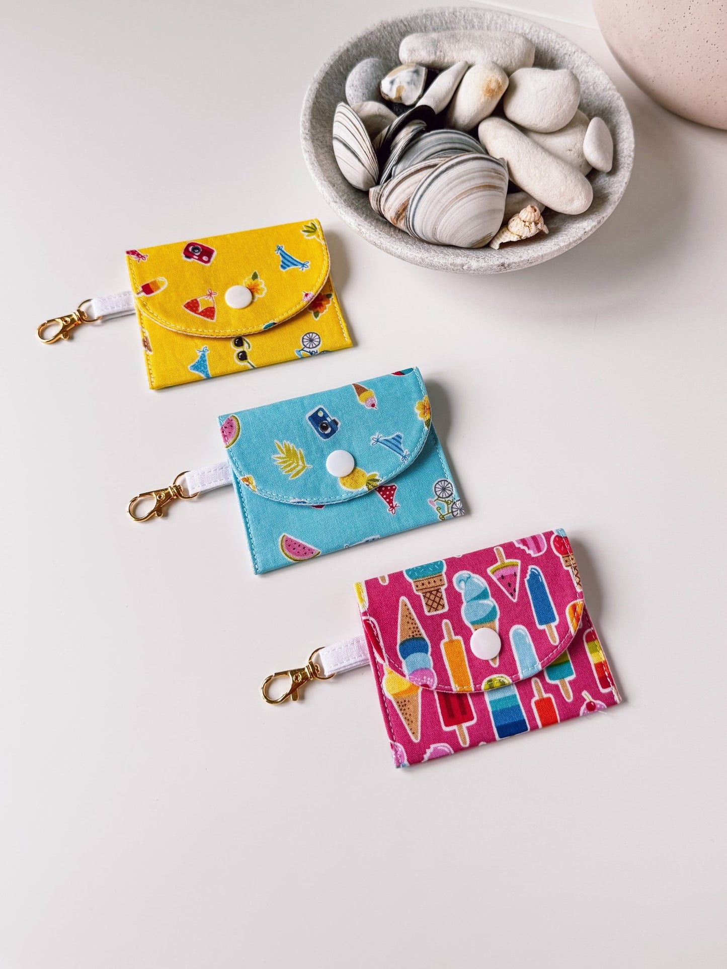 Mini Clip Case Yellow Summer Vibe - Ana Woods