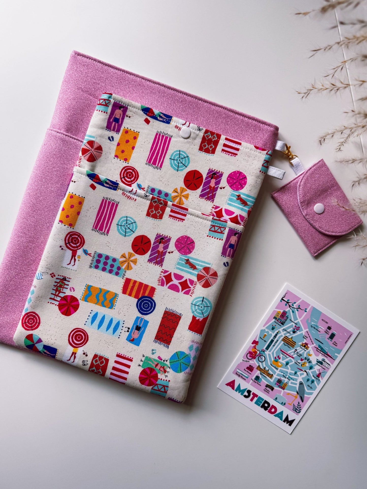 Plane Pink Book & Gadget Sleeve - Ana Woods