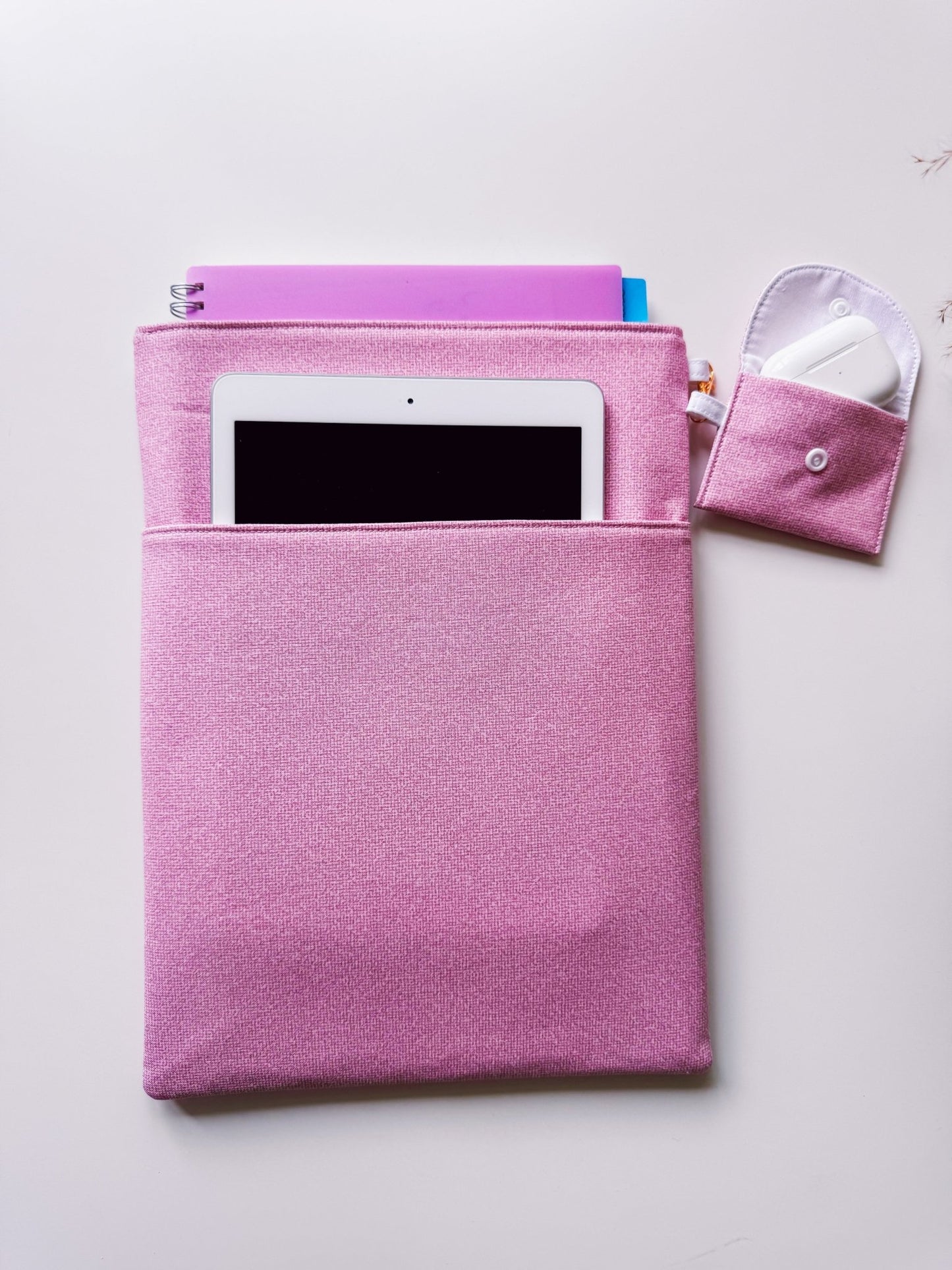 Plane Pink Book & Gadget Sleeve - Ana Woods