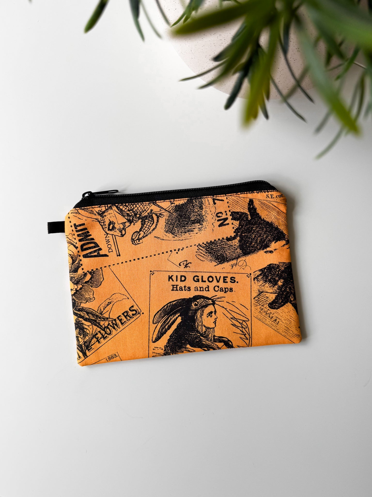 Alice in Wonderland Zip Bag - Ana Woods