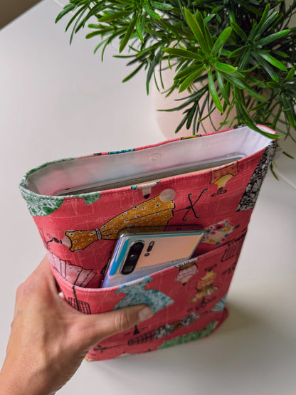 Berry Seamstress Book & Gadget Sleeve - Ana Woods