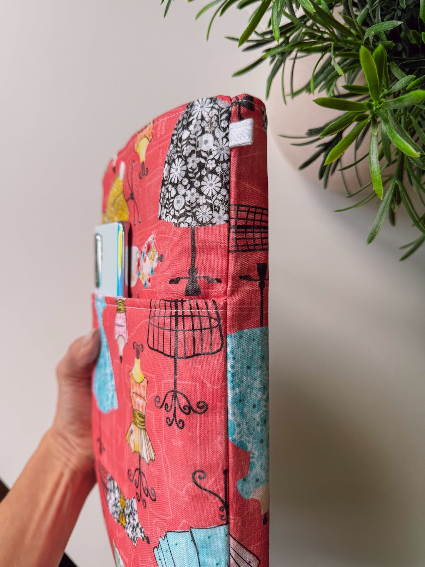 Berry Seamstress Book & Gadget Sleeve - Ana Woods