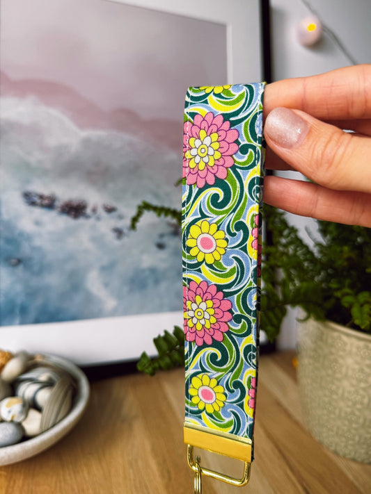 Bright Summer (Liberty) Keychain Wristlet - Ana Woods