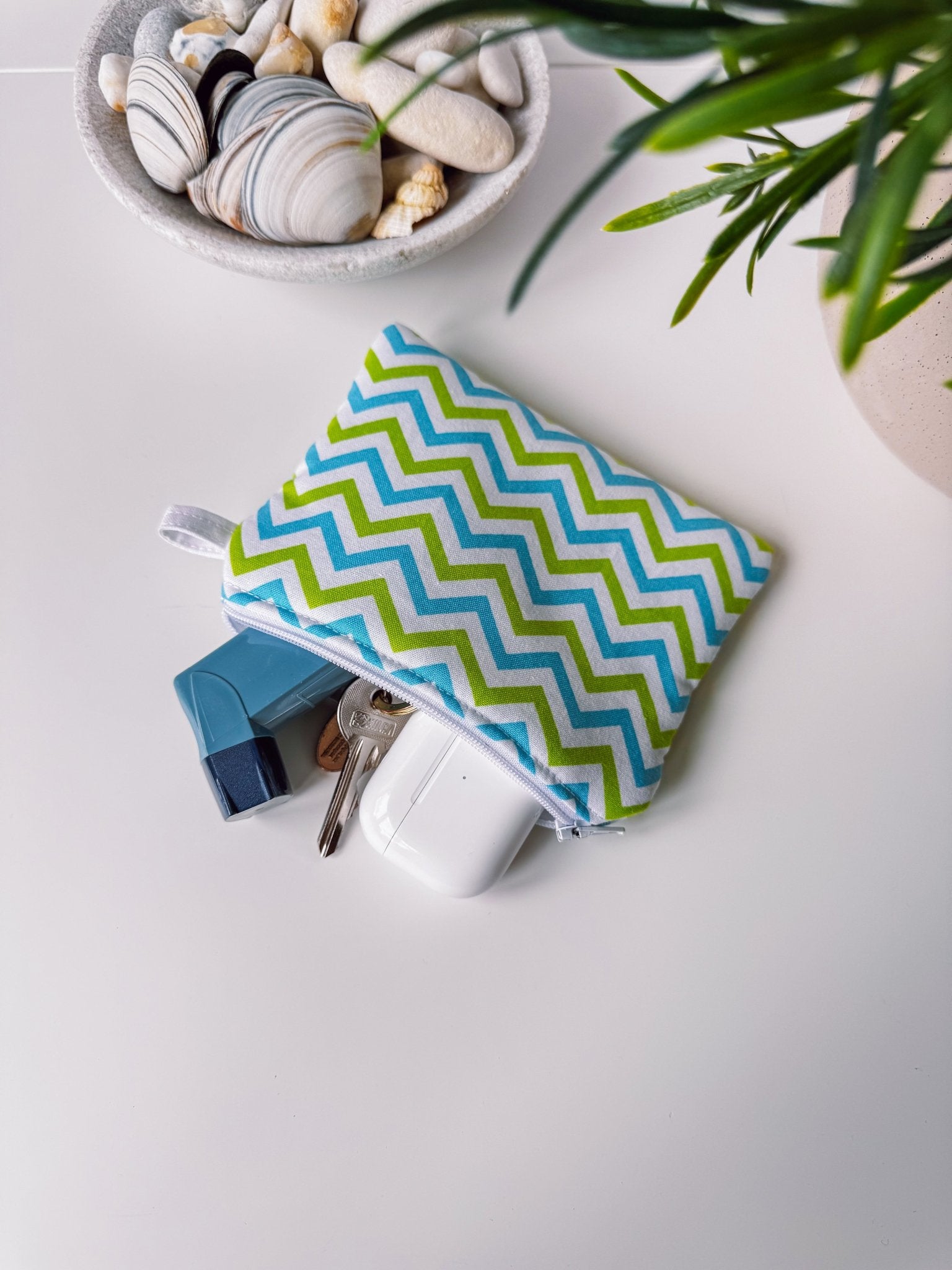 Colourful Ladybugs Keychain Wallet - Ana Woods