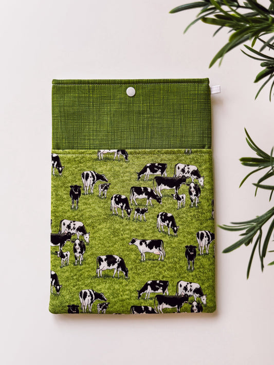 Cow Farm Book & Gadget Sleeve - Ana Woods