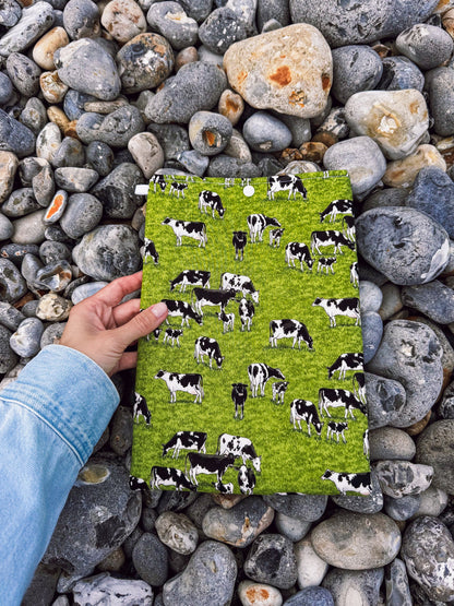 Cow Farm Book & Gadget Sleeve - Ana Woods