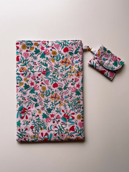 Flower Field (Liberty) Book & Gadget Sleeve - Ana Woods