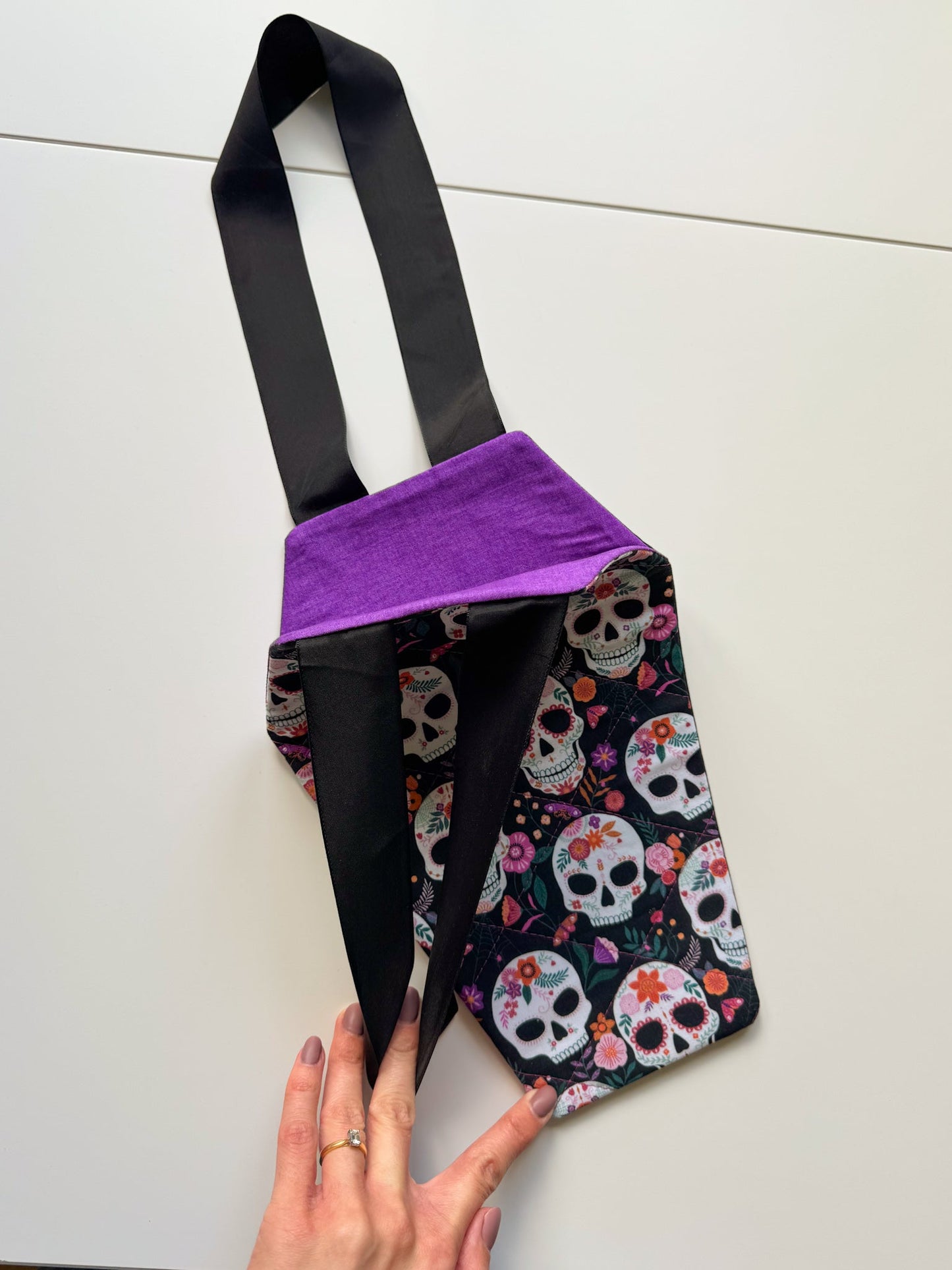 Halloween Coffin Calavera Treat Bag - Ana Woods