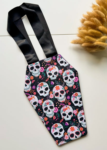 Halloween Coffin Calavera Treat Bag - Ana Woods