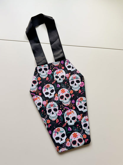 Halloween Coffin Calavera Treat Bag - Ana Woods