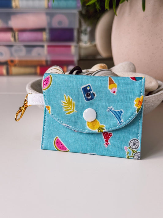 Mini Clip Case Blue Summer Vibe - Ana Woods