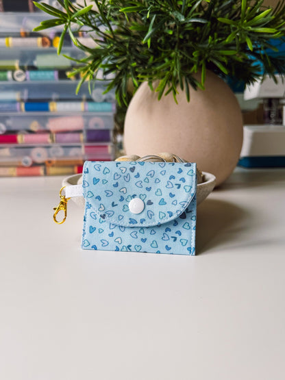 Mini Clip Case Ditsy Hearts - Ana Woods