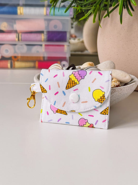 Mini Clip Case Ice Cream Confetti - Ana Woods