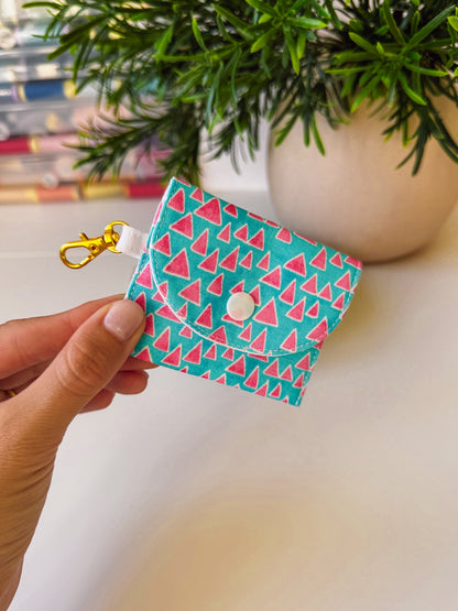 Mini Clip Case Soft Teal - Ana Woods