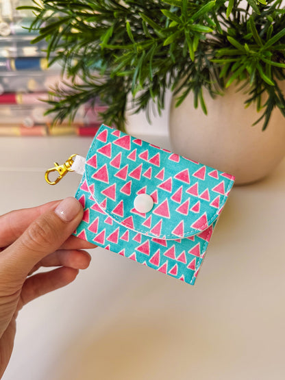 Mini Clip Case Soft Teal - Ana Woods