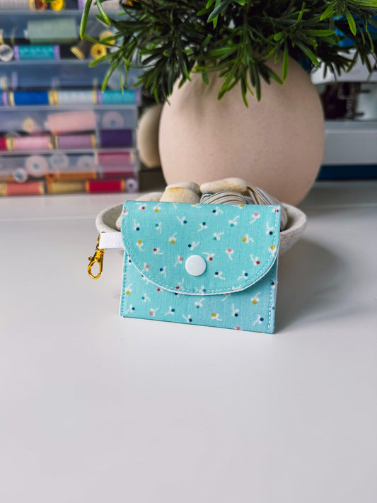 Mini Clip Case Tealy Blue - Ana Woods