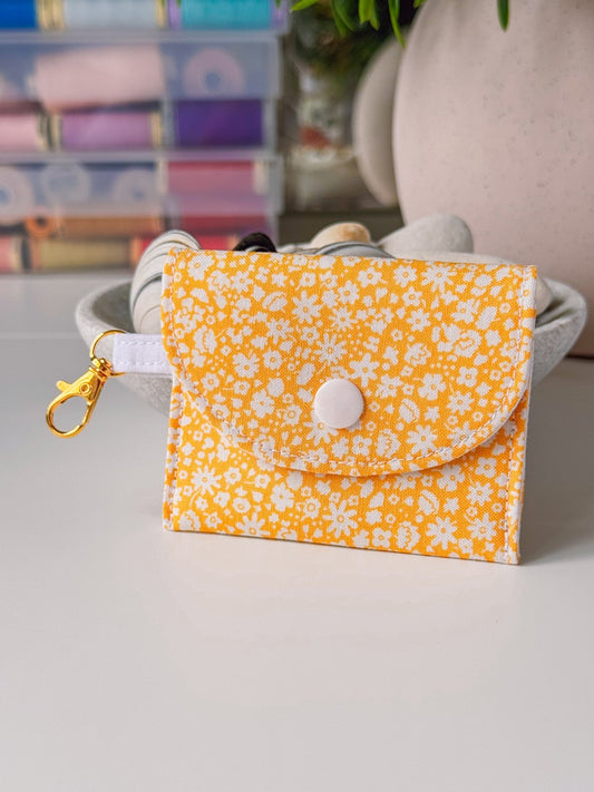 Mini Clip Case Yellow Field (Liberty) - Ana Woods