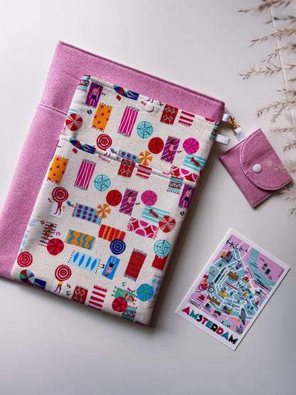 Plane Pink Book & Gadget Sleeve - Ana Woods